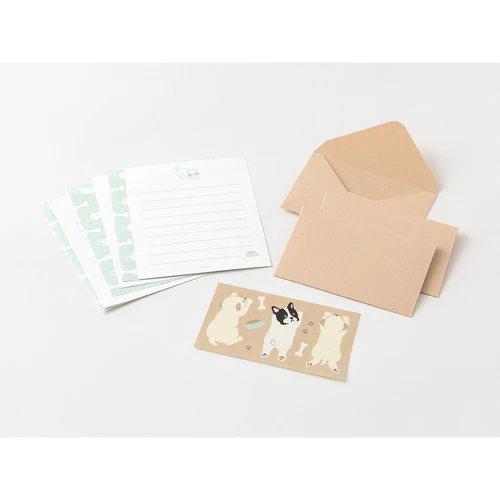 Midori Message Letter Set - Dog - Image 2