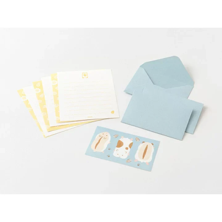 Midori Message Letter Set - Hamster - Image 3