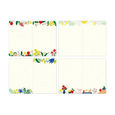 Midori Yuru Log Notebook My Life B6 Textile - Image 2