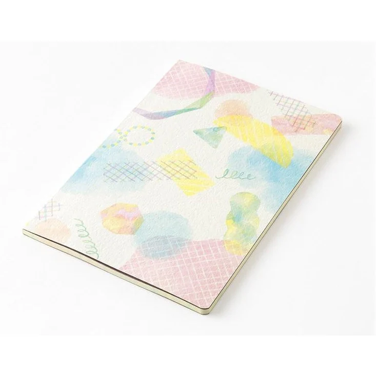 Midori Yuru Log Notebook Water Colour B6 Dot Grid 5mm - Image 3