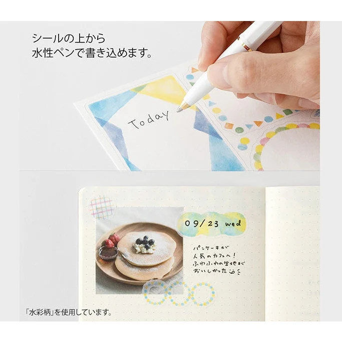 Midori Yuru Log Planner Sticker Sheets 2P - Daily Life - Image 5