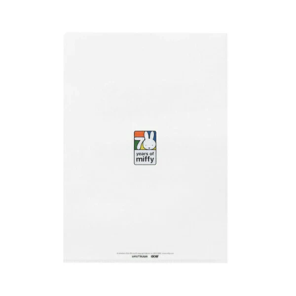 Miffy A4 Clear Folder Ð 70th Anniversary Edition - Block - Image 2