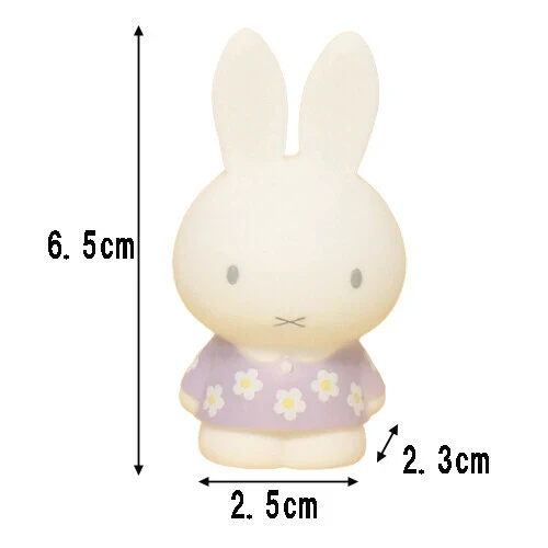 Miffy Figurine Finger Puppet - Purple Dress Miffy - Image 2