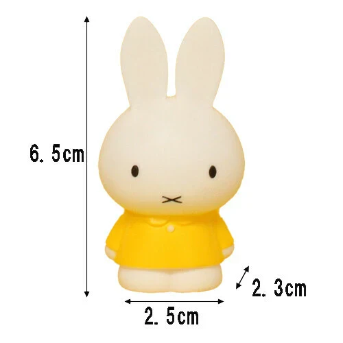 Miffy Figurine Finger Puppet - Yellow Dress Miffy - Image 2