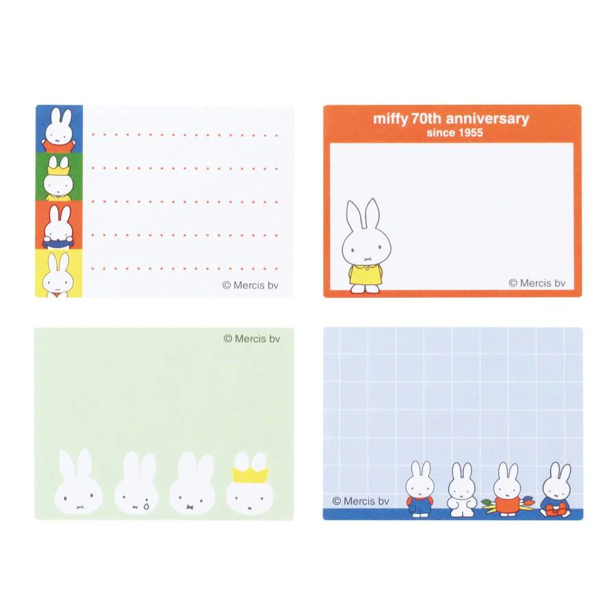Miffy Sticky Note - 70th Anniversary Edition - Blue - Image 2