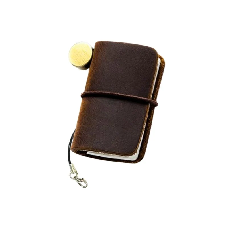 Mini Leather Notebook Journal Charm