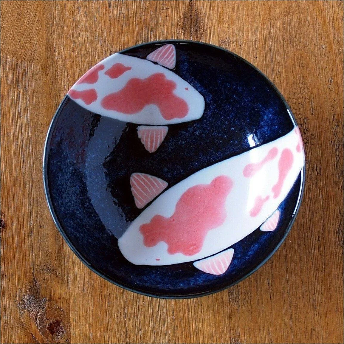 Japanese Koi Fish Small Bowl 14.5D 4.5H - Image 3