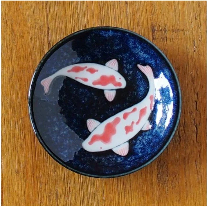 Japanese Koi Fish Sauce Dish - Image 2