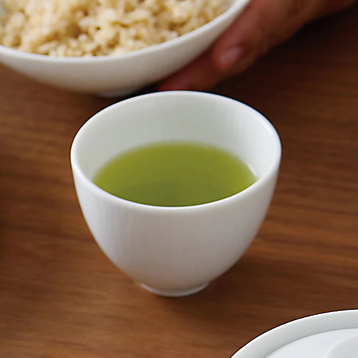 Miyama Crease Tea Cup 150ml - White - Image 2
