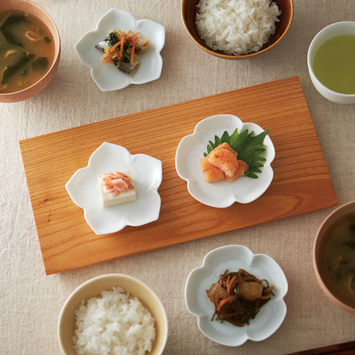 Miyama Gaku Mokko Small Dish - White - Image 2