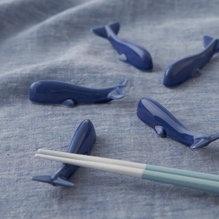 Miyama Whale Chopstick Rest 5P Set - Image 3