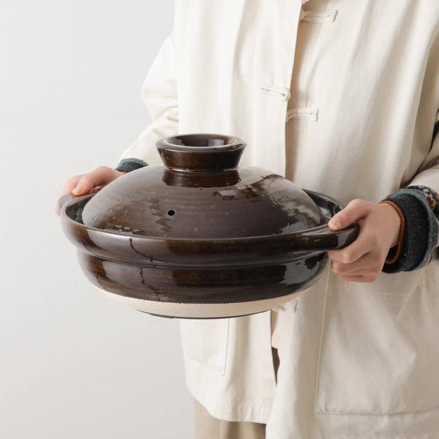 Nagatanien Iga IH Donabe - Large - Ame Brown - Image 3