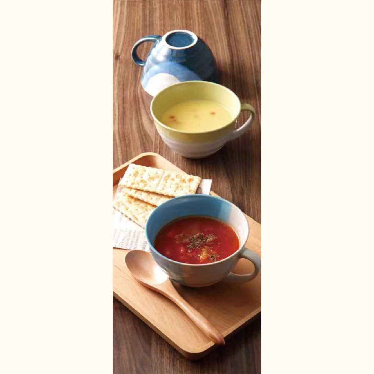 Natural Ryousai Soup Mug 3P Set - Image 2