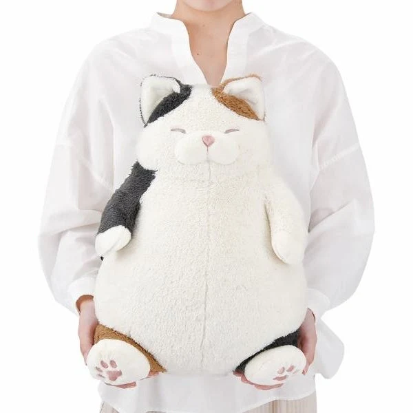 Nemunemu Positivity Hug Cat Plushie Mikeneko Sanma - Image 4