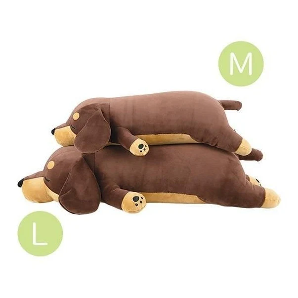 Nemunemu Premium Hug Pillow Dachshund Choco - Image 3