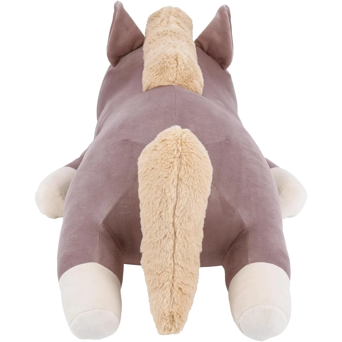Nemunemu Premium Hug Pillow Greige Horse Holly - Image 4