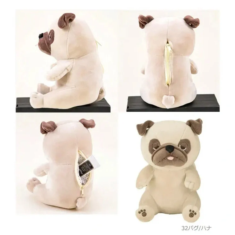 Nemunemu Premium Seated Hug Pillow Pug Hana - Image 3