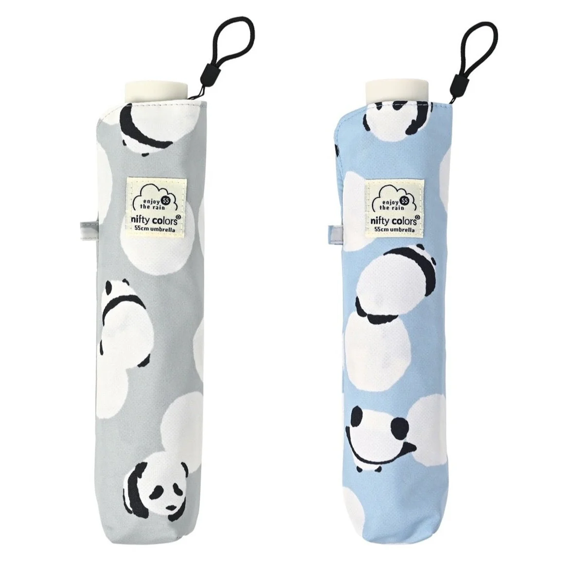 NIFTY COLORS Panda Mini 55 Folding Umbrella