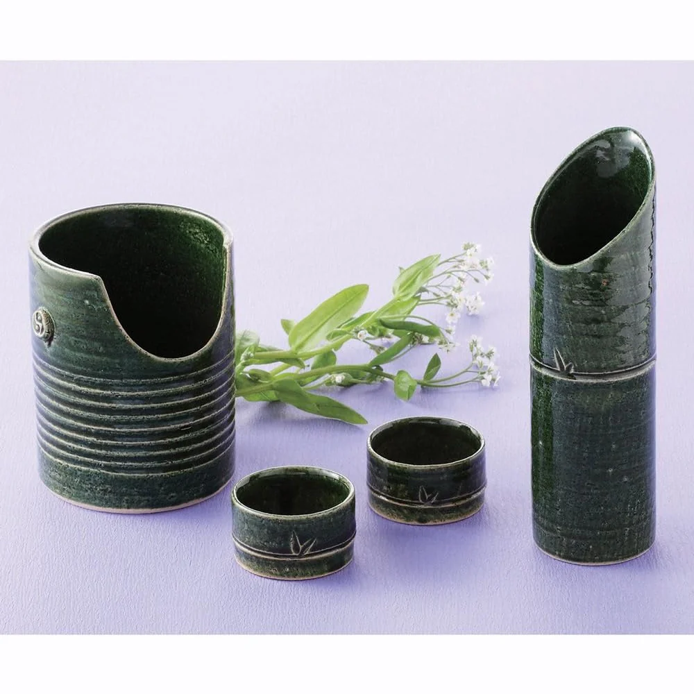 Oribe Bamboo Cold Sake 4P Set - Image 3