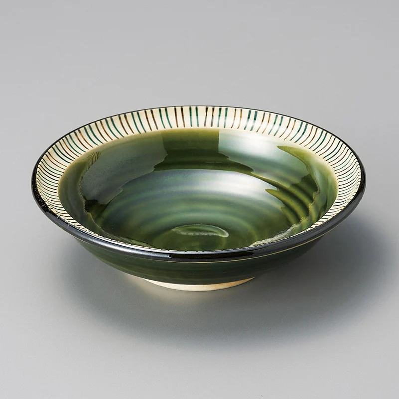 Oribe Tokusa Rim Bowl 17.5D