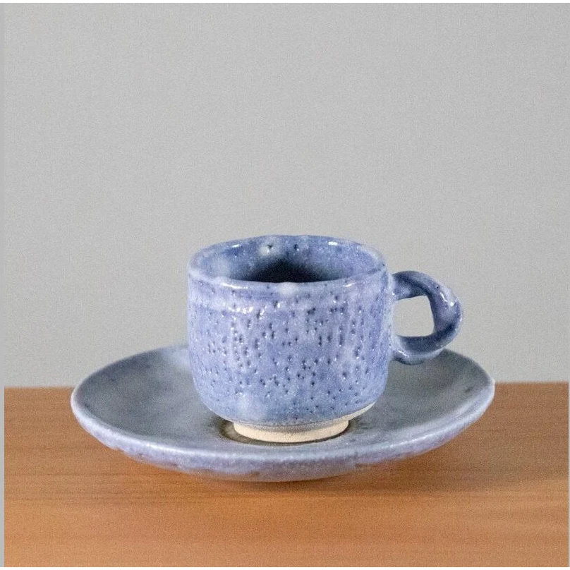 Oujigama Shino Mug and Saucer - Image 2