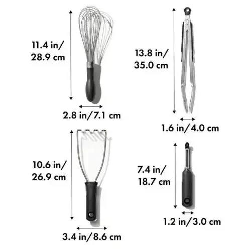 OXO GG 4 PCE ESSENTIAL KITCHEN TOOL SET - Image 2