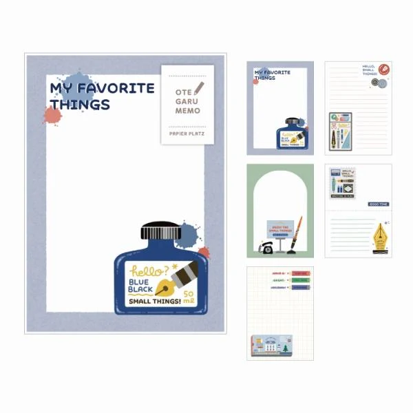 Papier Platz x eric Otegaru Memo Pad - Writing Utensils