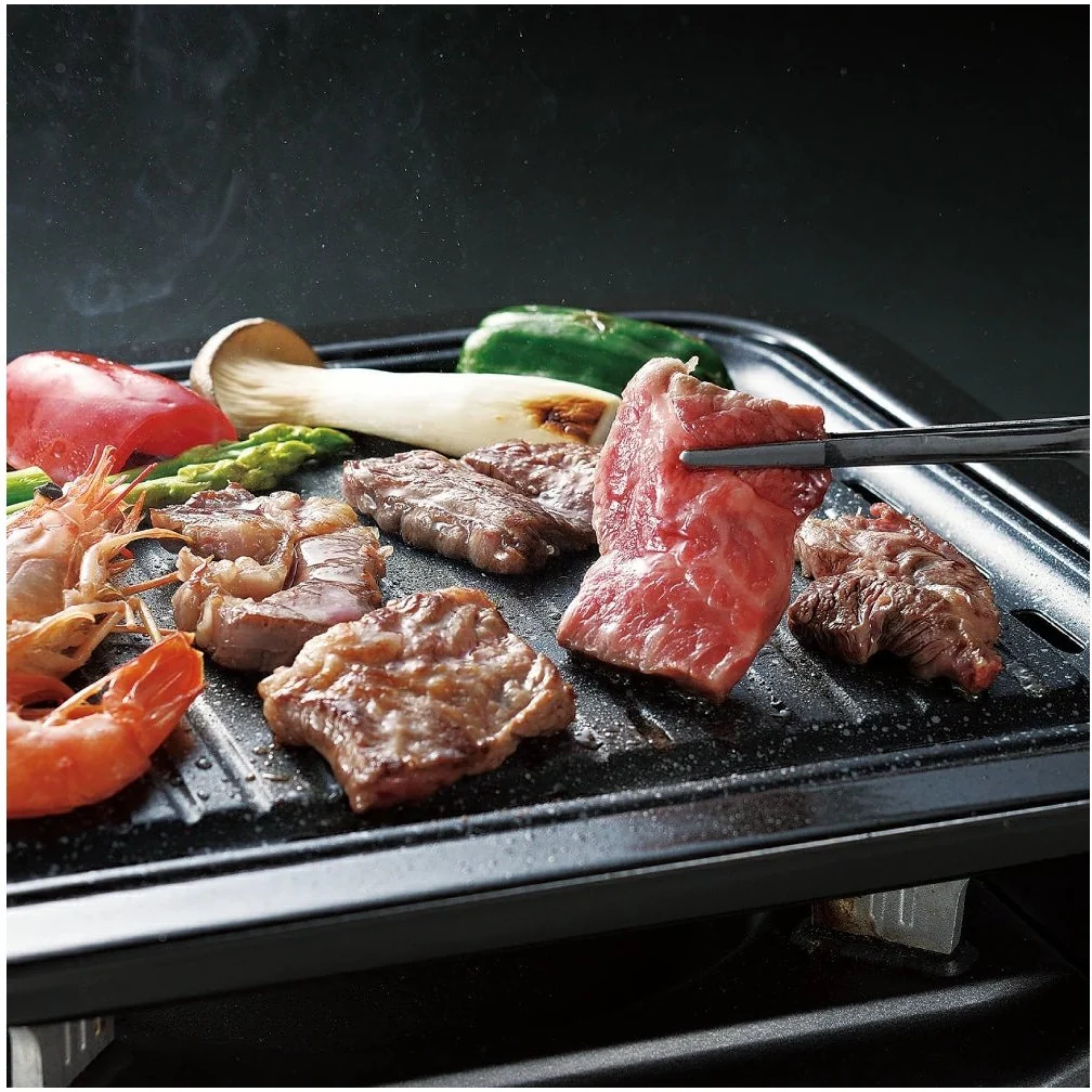 Pearl Life Marble Diamond Square Yakiniku BBQ Plate 34 x 29 cm - Image 2
