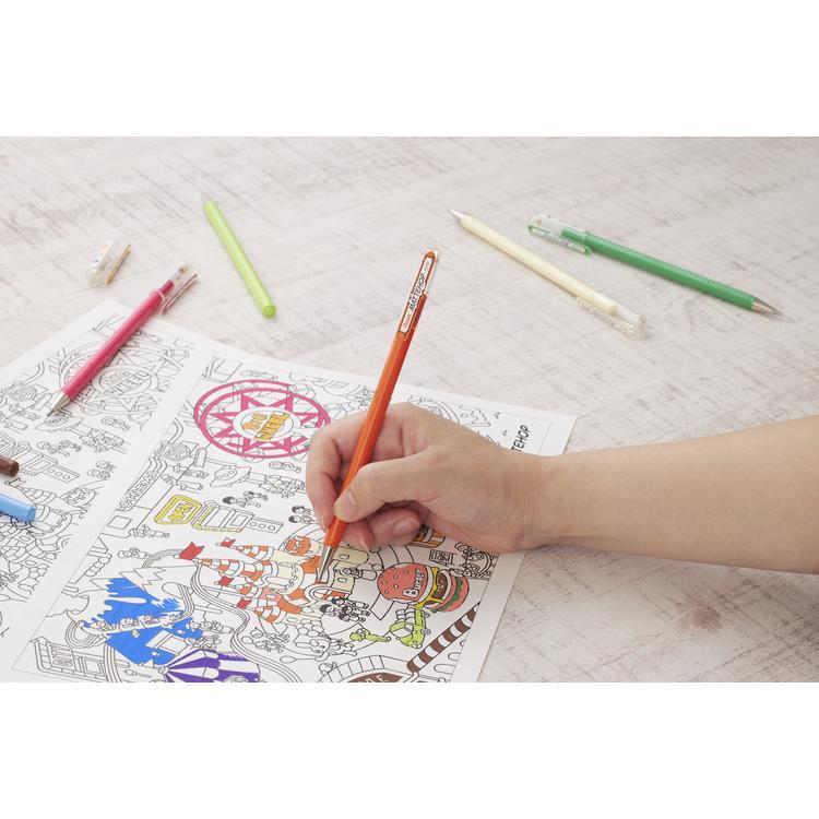 Pentel Mattehop x Fudepen 5P Set - Bright Morning - Image 2
