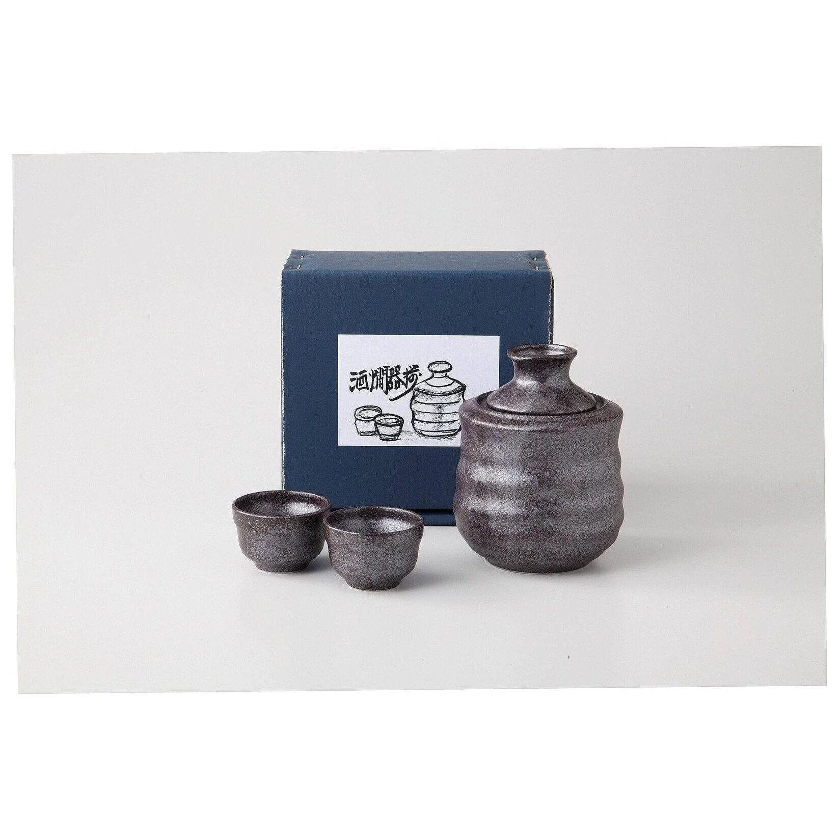 Victory Porcelain Sake Warmer Cup Set