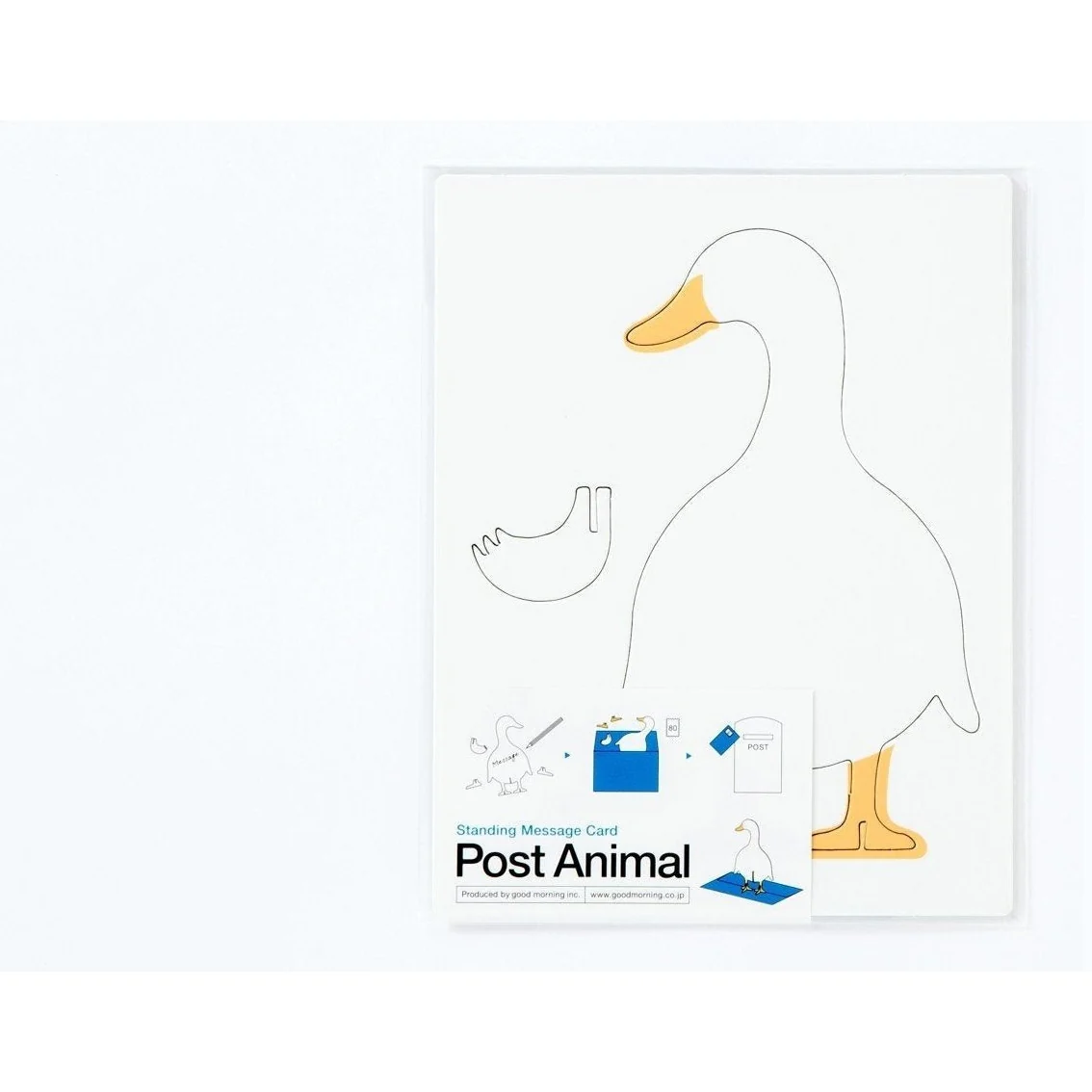 Good Morning Post Animal Standing Message Card - Image 5