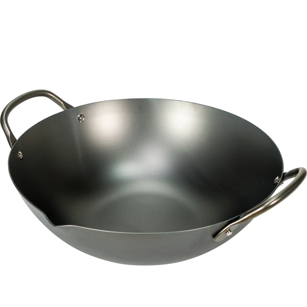 River Light Kiwame Premium Chinese Wok 33cm (Two-Handle)