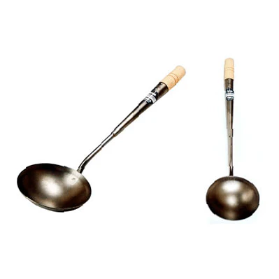 River Light Nitrided Iron Chinese Ladle - Image 2