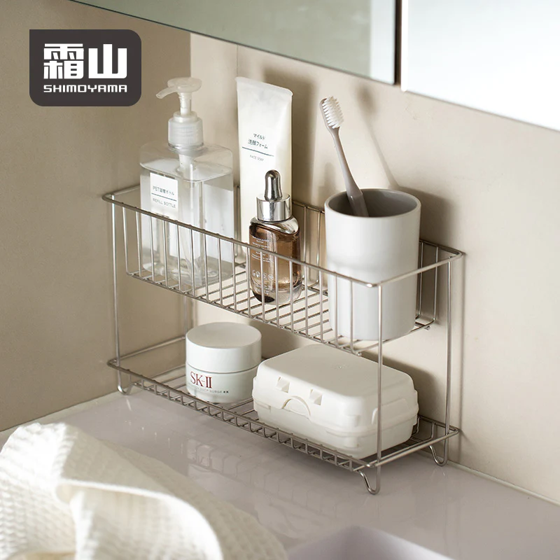 Shimoyama 304 Stainless Steel 2 Tier Storage Basket - Image 5