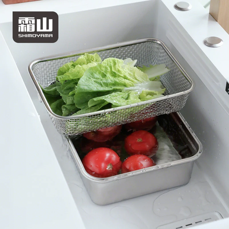 Shimoyama 304 Stainless Steel Colander 5L - Image 6