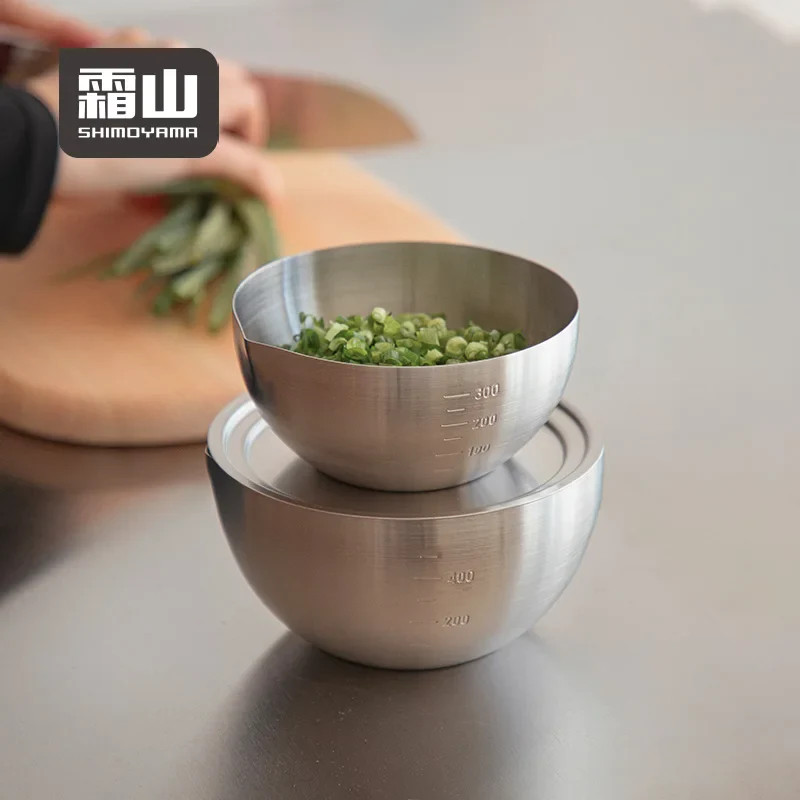 Shimoyama 304 Stainless Steel Cooking Bowl - 450ml - Image 3