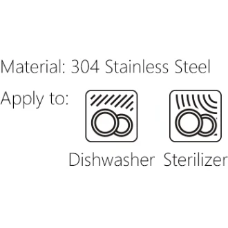 Shimoyama 304 Stainless Steel Dishwasher Cutlery Organiser - Image 11