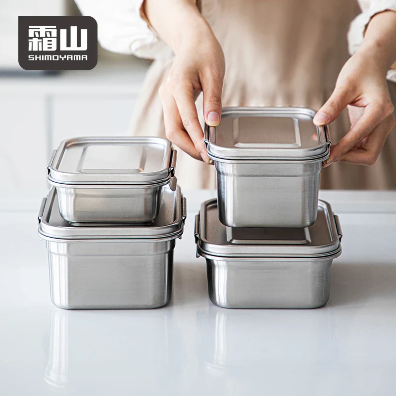 Shimoyama 304 Stainless Steel Food Container 1200ml - Image 4