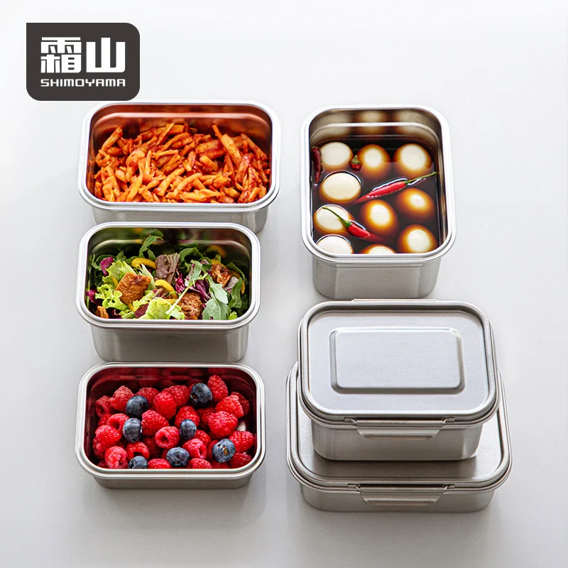 Shimoyama 304 Stainless Steel Food Container 600ml - Image 3