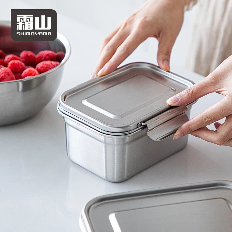 Shimoyama 304 Stainless Steel Food Container 600ml - Image 4