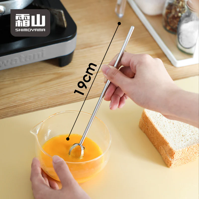 Shimoyama 304 Stainless Steel Miso Muddler & Egg Whisk - Image 6