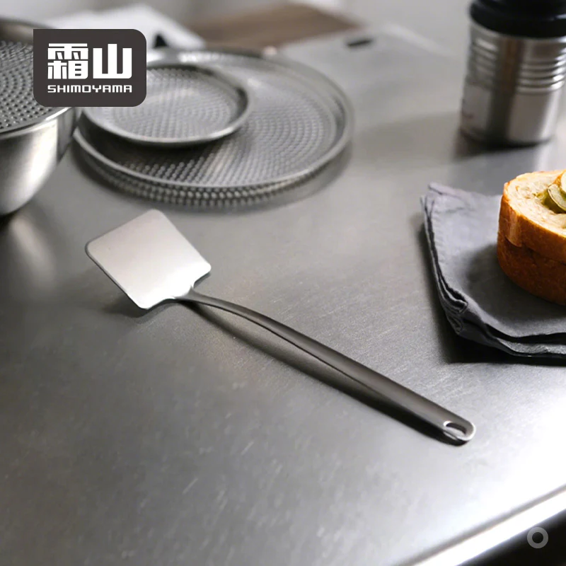 Shimoyama 304 Stainless Steel Square Spatula - Image 3
