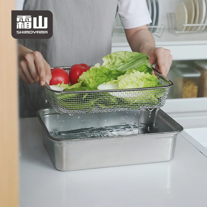 Shimoyama 304 Stainless Steel Washing Basin 5L - Image 3