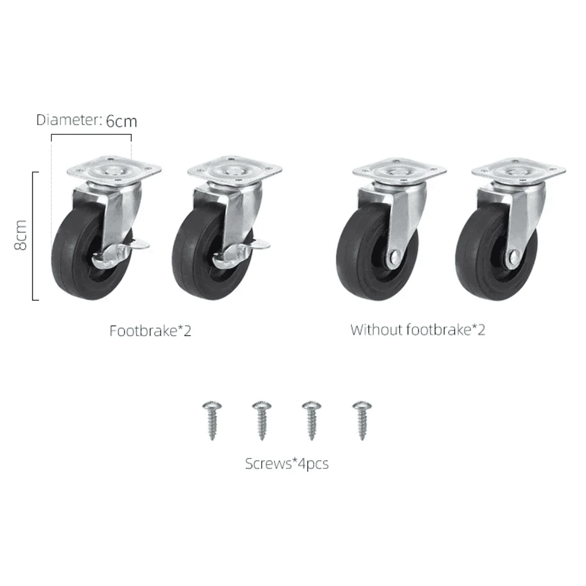 Shimoyama 360° Universal Wheels for ADV Utility Box