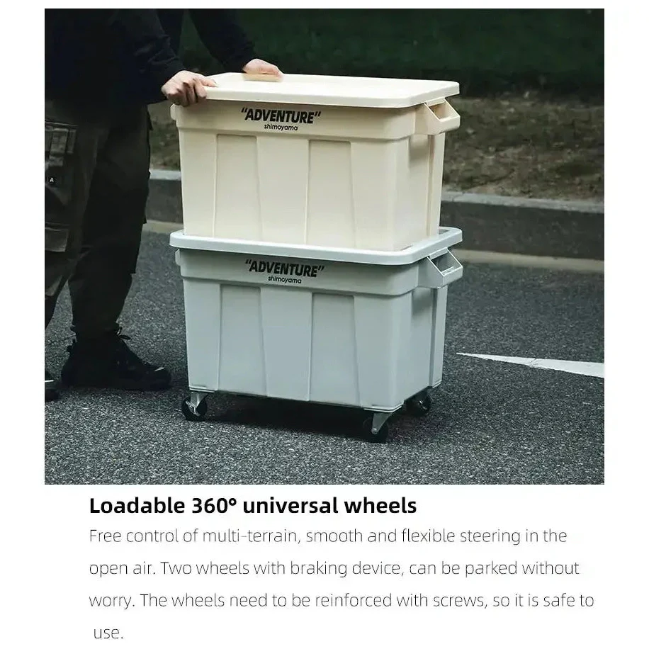 Shimoyama 360° Universal Wheels for ADV Utility Box - Image 3
