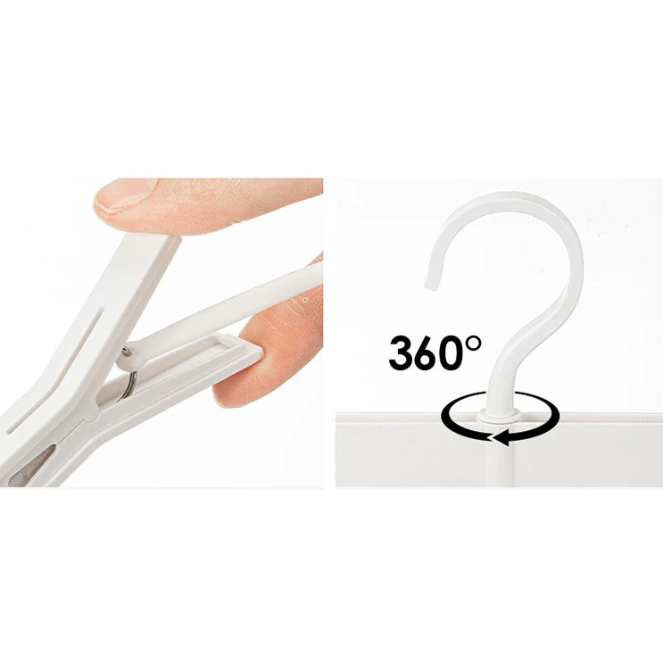 Shimoyama ABS 6 Clothes Hanger Pegs - Image 2