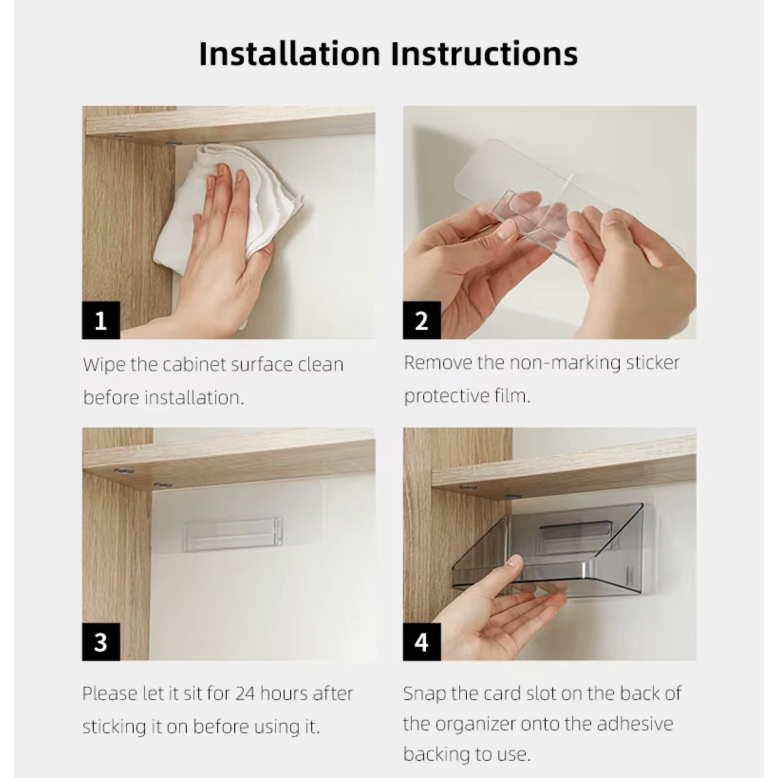Shimoyama Adhesive Cabinet Storage Box - Image 7