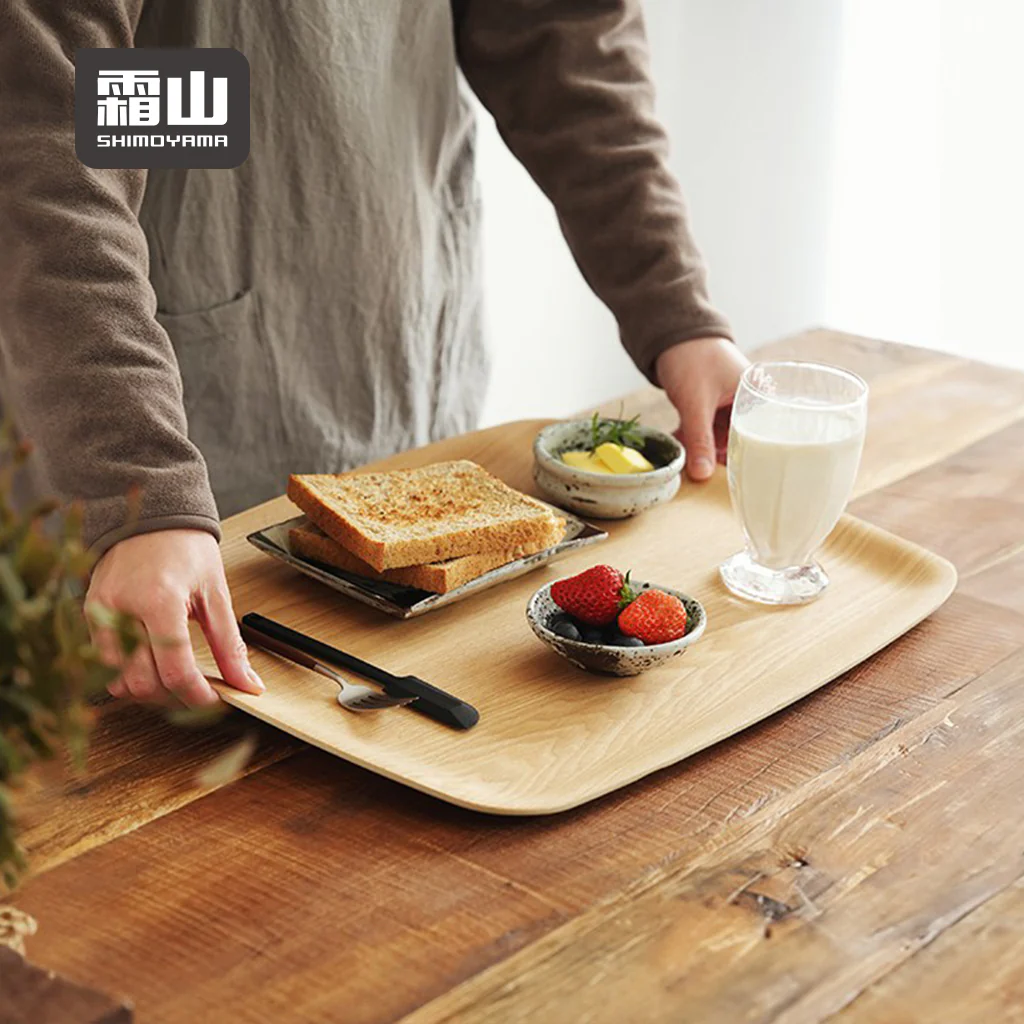 Shimoyama Ash Wood Tray - 46x36cm - Image 5