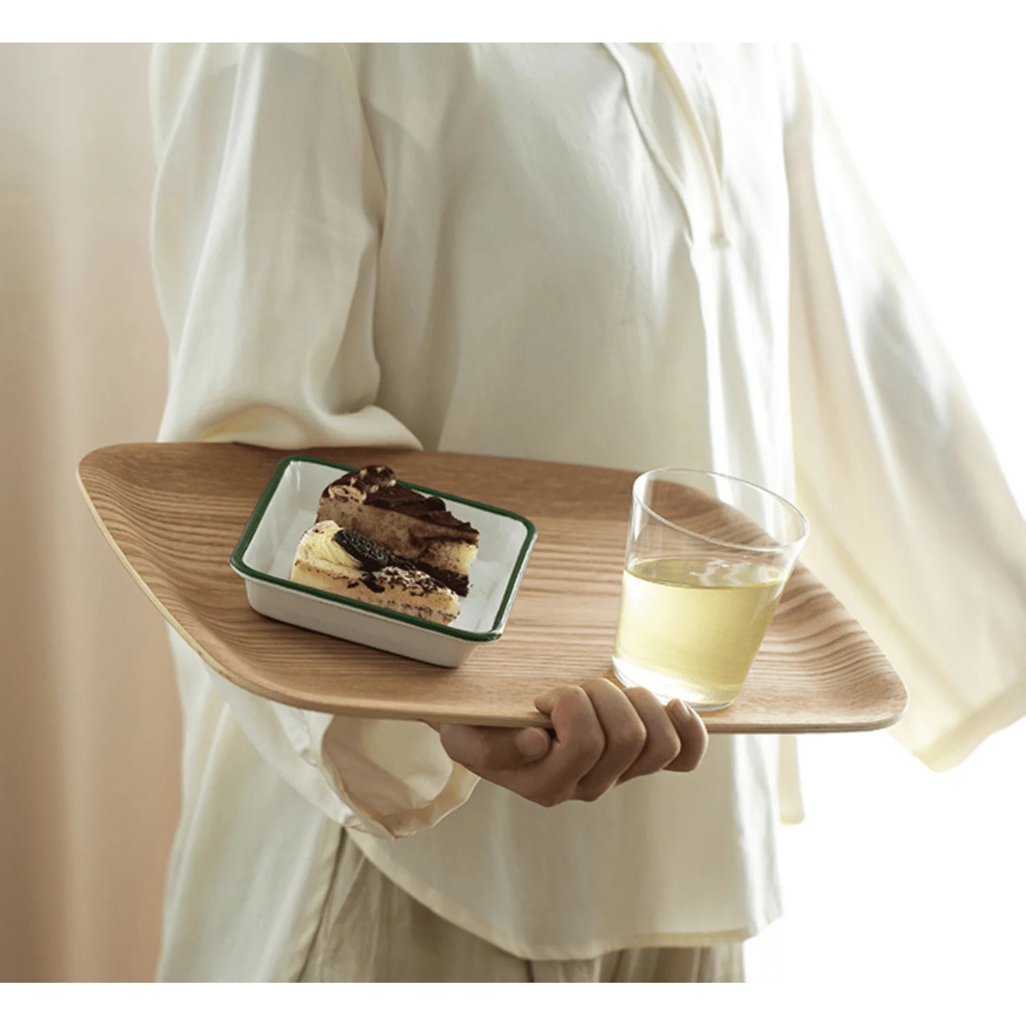 Shimoyama Ash Wood Tray - 46x36cm - Image 7