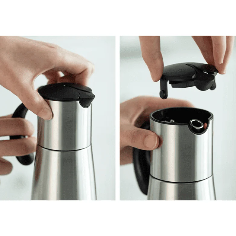 Shimoyama Auto Flip Stainless Steel Oil Pot 600ml - Image 3
